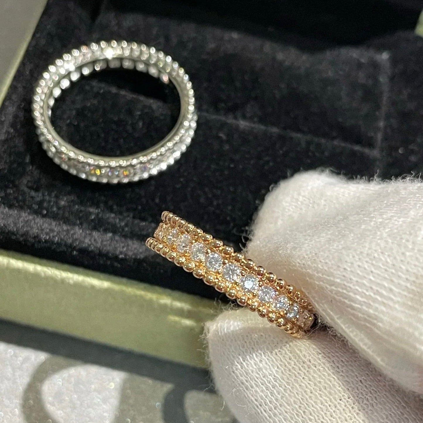 [Kismet Jewels ]PERLEE DIAMOND SILVER RING