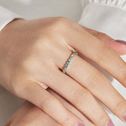 [Kismet Jewels ]Sparkling Vibrant Round Shape Daily Ring