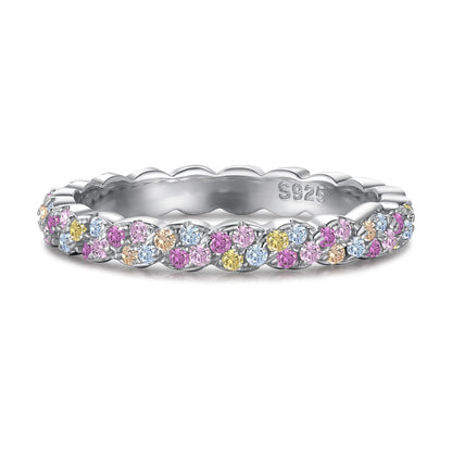 [Kismet Jewels ]Dainty Ebullient Round Cut Daily Ring