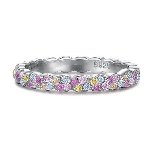 [Kismet Jewels ]Dainty Ebullient Round Cut Daily Ring