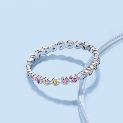 [Kismet Jewels ]Radiant Sparkling Round Cut Daily Ring