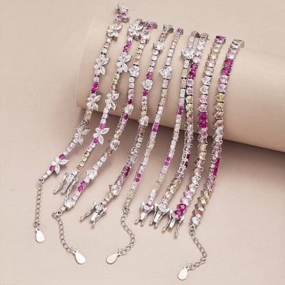 [Kismet Jewels ]Ornate Colorful Butterfly Shape Round Cut Daily Bracelet