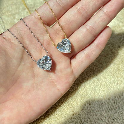 [Kismet Jewels ]6.0 carat Radiant Heart Shape Necklace