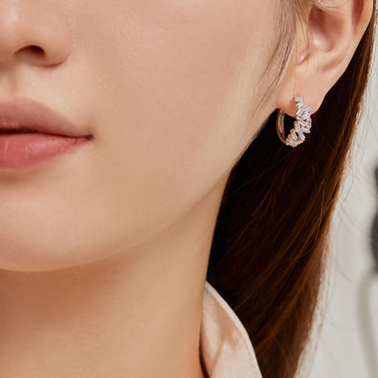 [Kismet Jewels ]Dazzling Colorful Emerald Cut Daily Earrings