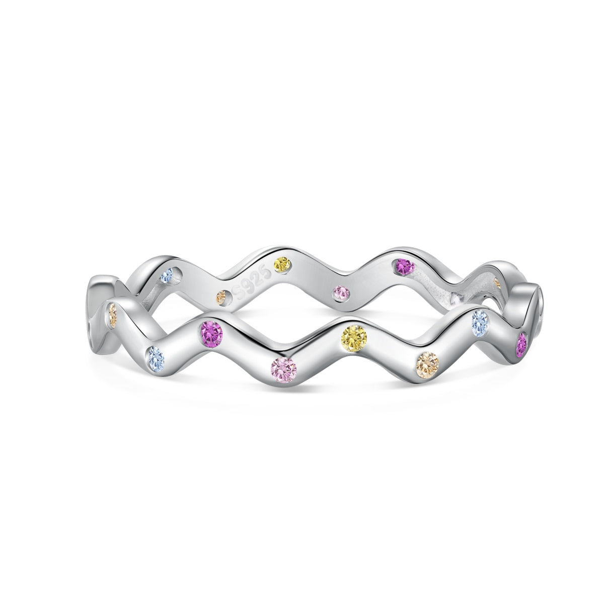[Kismet Jewels ]Ornate Vibrant Round Cut Daily Ring