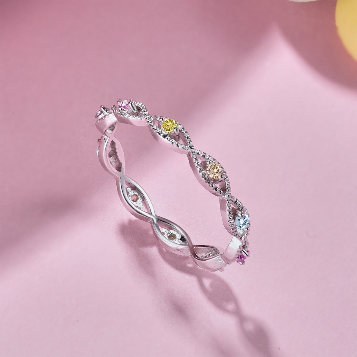 [Kismet Jewels ]Elegant Energetic Round Cut Daily Ring