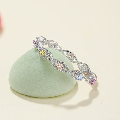 [Kismet Jewels ]Elegant Energetic Round Cut Daily Ring