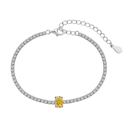 [Kismet Jewels ]0.75 Carat Exquisite Oval Cut Daily Bracelet
