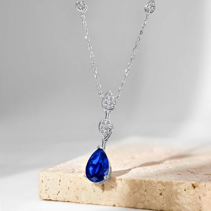 [Kismet Jewels ]Dazzling Pear Cut Necklace