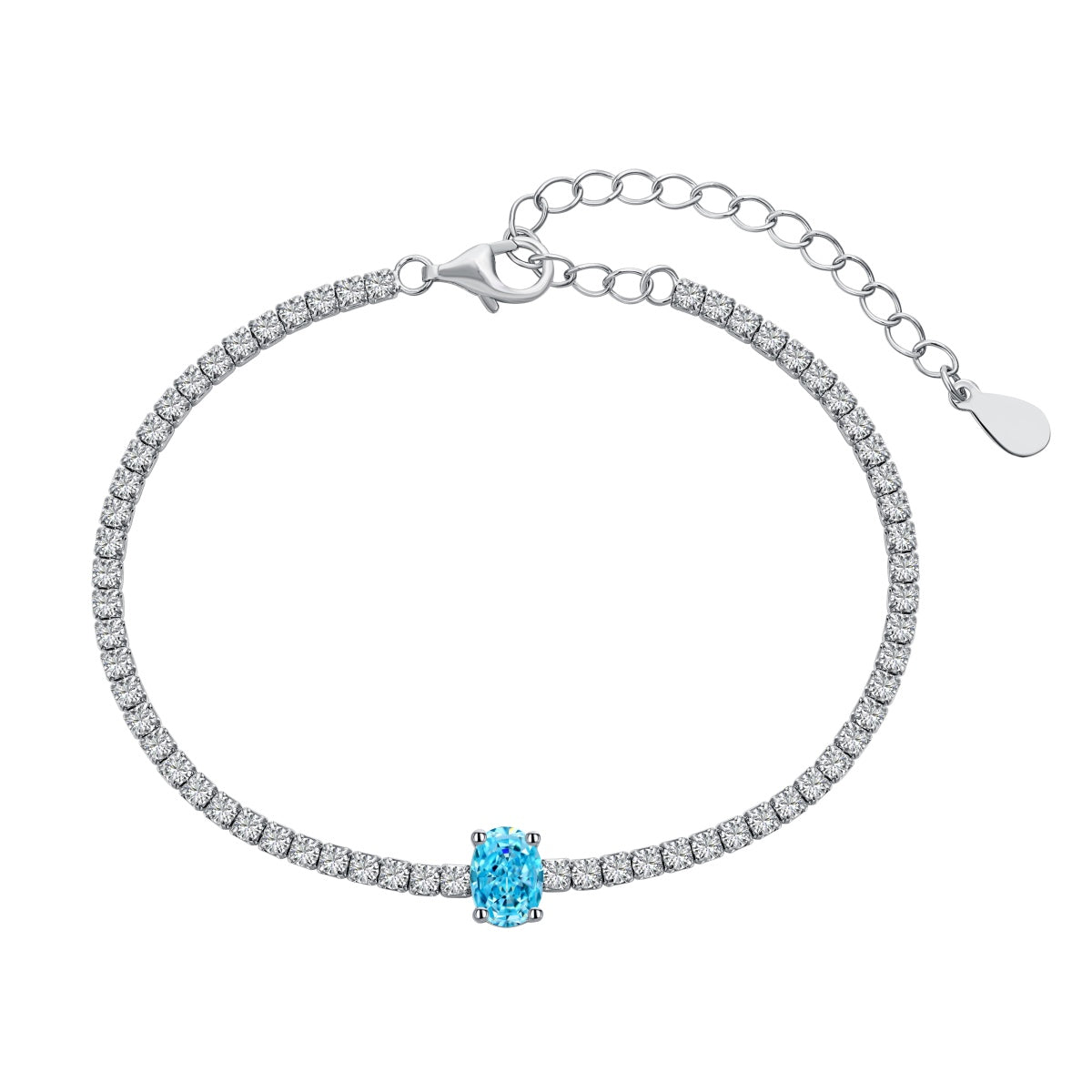[Kismet Jewels ]0.75 Carat Exquisite Oval Cut Daily Bracelet