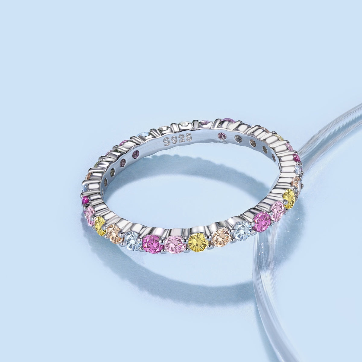 [Kismet Jewels ]Elegant Vivid Round Cut Daily Ring