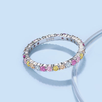 [Kismet Jewels ]Elegant Vivid Round Cut Daily Ring