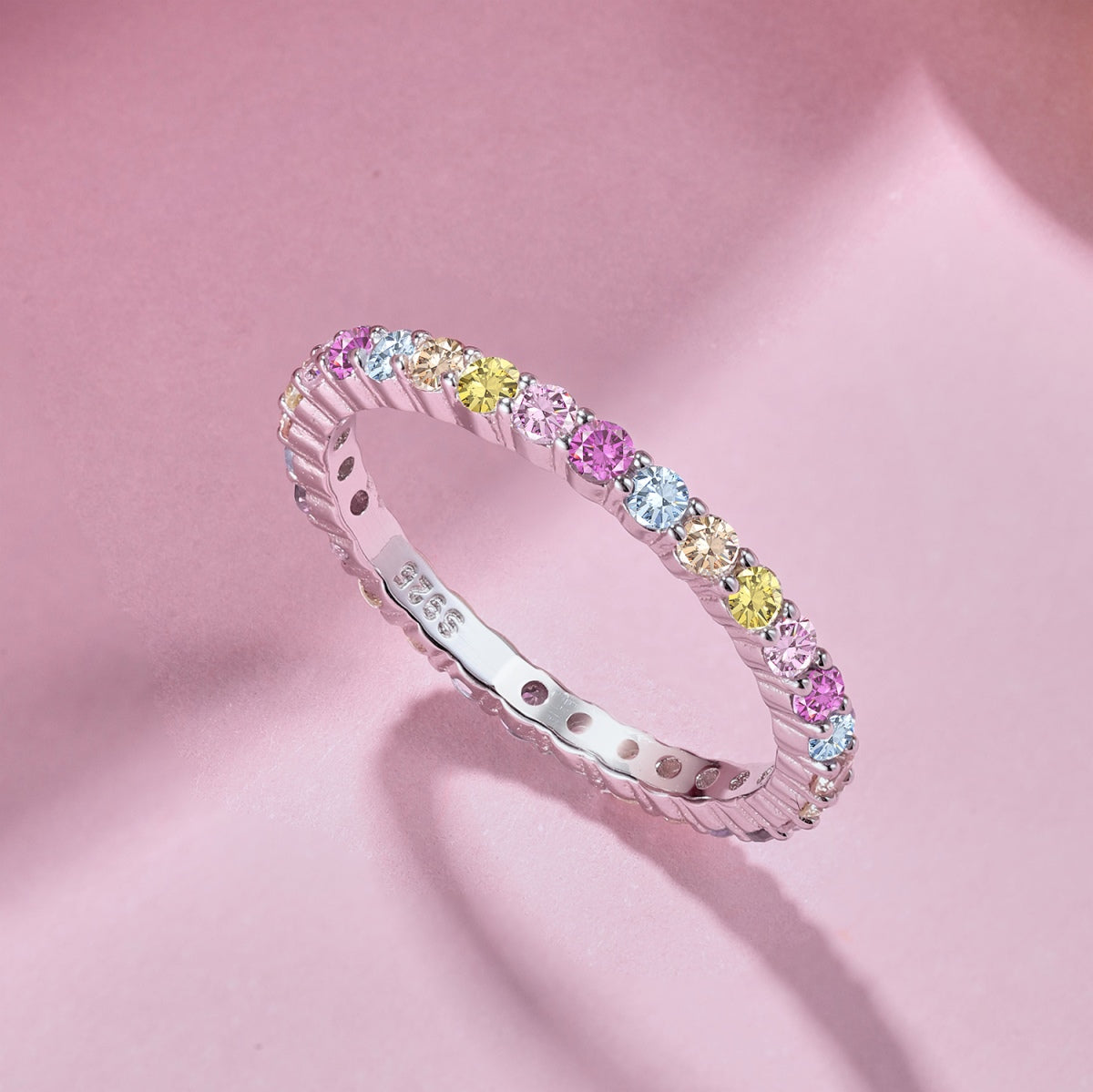 [Kismet Jewels ]Elegant Vivid Round Cut Daily Ring