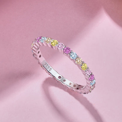 [Kismet Jewels ]Elegant Vivid Round Cut Daily Ring