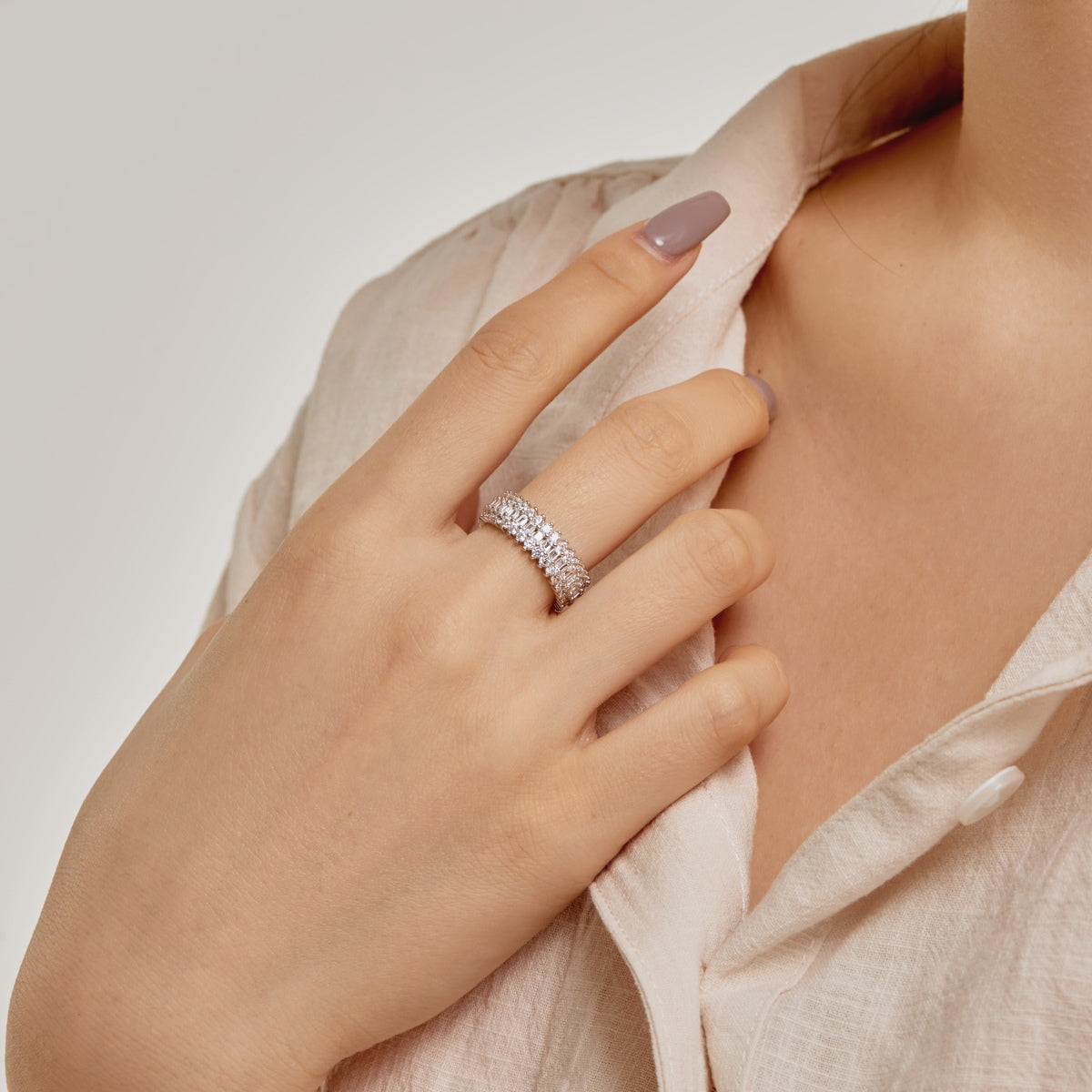 [Kismet Jewels ]Ornate Colorful Radiant Cut Daily Ring