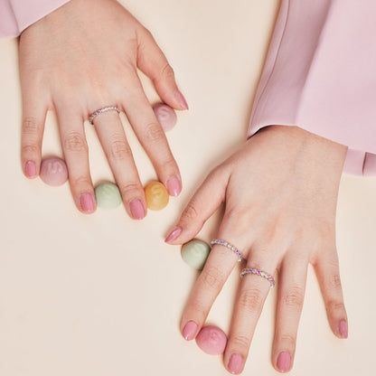 [Kismet Jewels ]Unique Scintillating Round Cut Daily Ring
