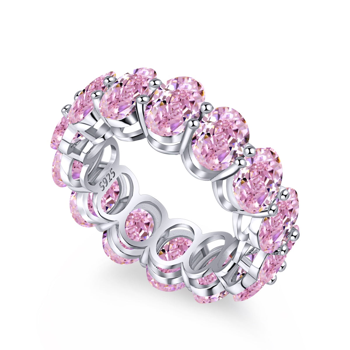 [Kismet Jewels ]Dainty Elongated Cushion Cut Tennis Ring
