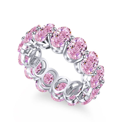 [Kismet Jewels ]Dainty Elongated Cushion Cut Tennis Ring