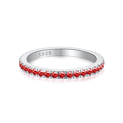 [Kismet Jewels ]Delicate Sparkling Round Cut Daily Ring