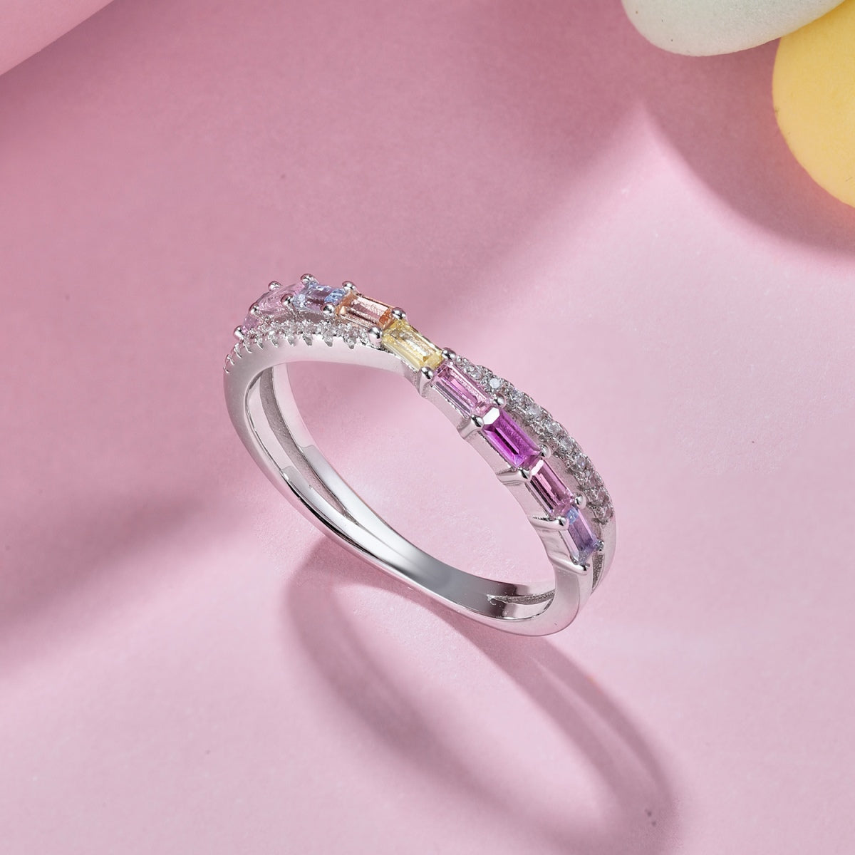[Kismet Jewels ]Energetic Elegant Radiant Cut Party Ring