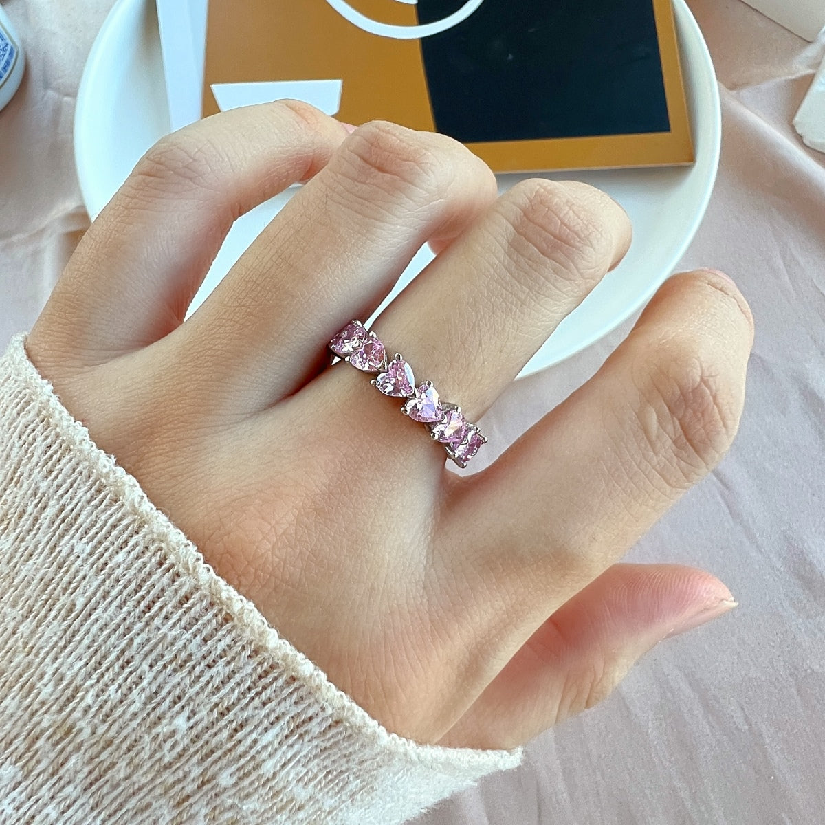 [Kismet Jewels ]0.25 Carat Radiant Romance Heart Cut Lover Ring