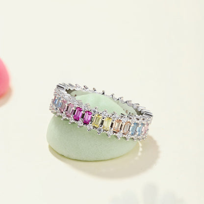 [Kismet Jewels ]Splashy Ornate Emerald Cut Cocktail Ring