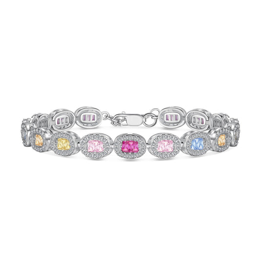 [Kismet Jewels ]Exquisite Ornate Emerald Cut Daily Bracelet