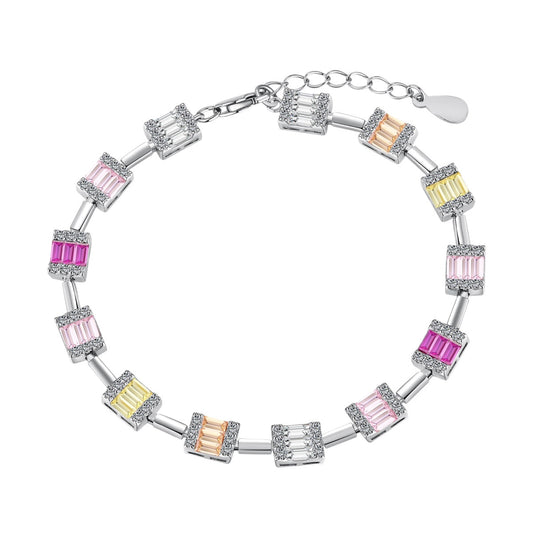 [Kismet Jewels ]Dainty Charming Emerald Cut Daily Bracelet