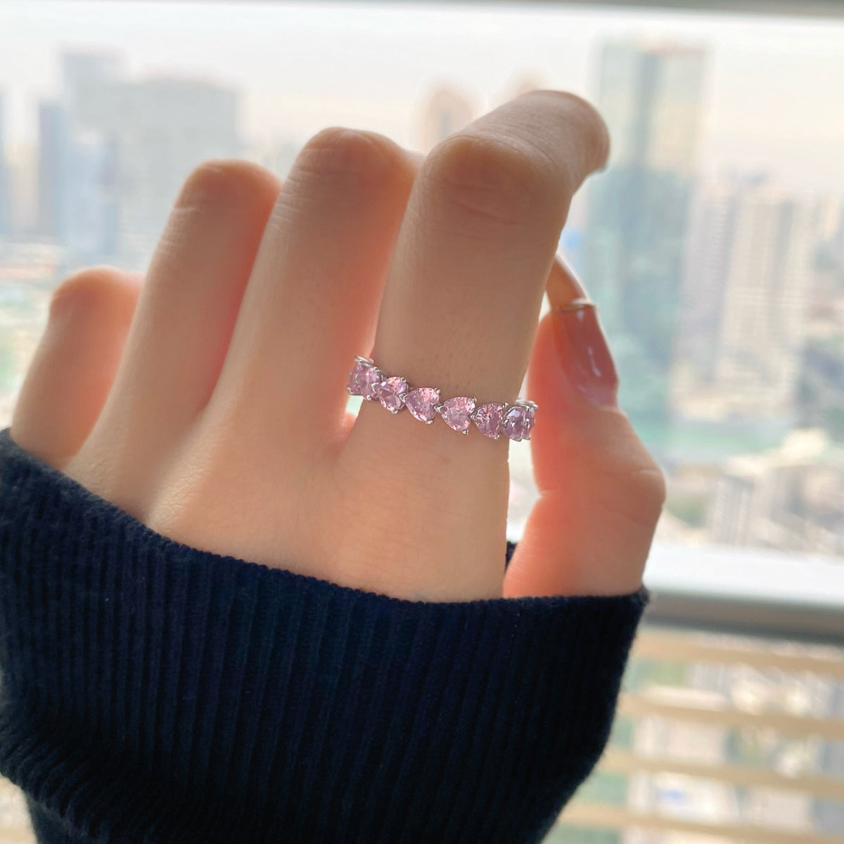 [Kismet Jewels ]0.25 Carat Radiant Romance Heart Cut Lover Ring