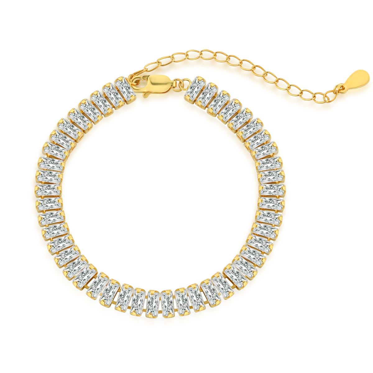 [Kismet Jewels ]Exquisite Emerald Cut Daily Bracelet