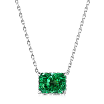 [Kismet Jewels ]Luxurious Square Shape Colorful Necalack