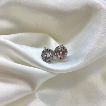 [Kismet Jewels ]Classic Princess Round Shape Earrings