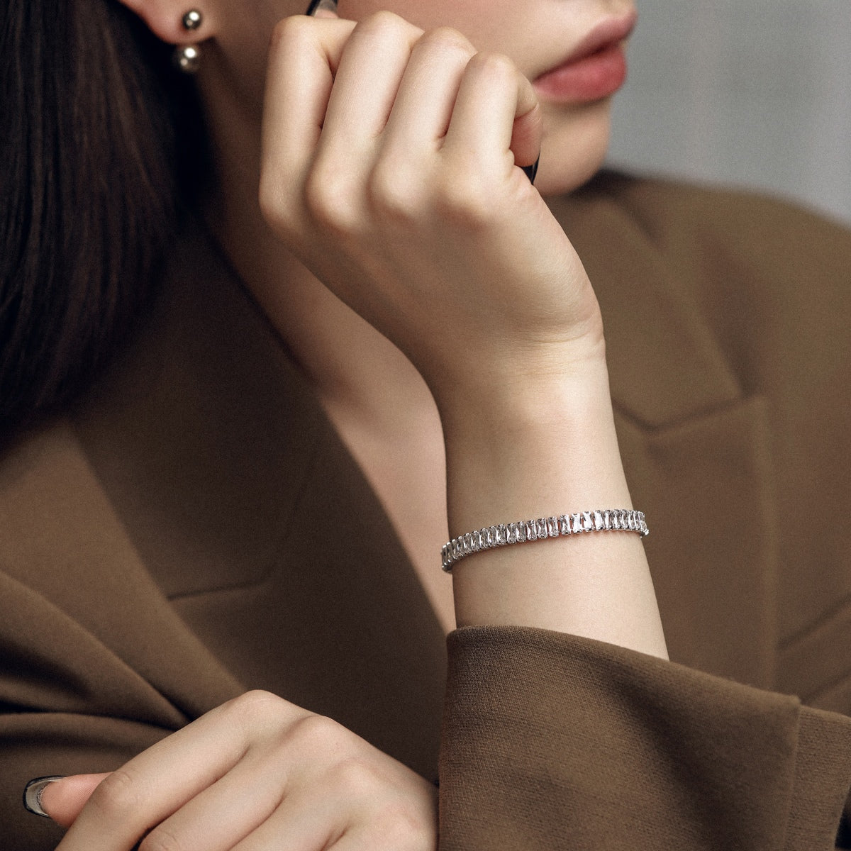 [Kismet Jewels ]Exquisite Emerald Cut Daily Bracelet