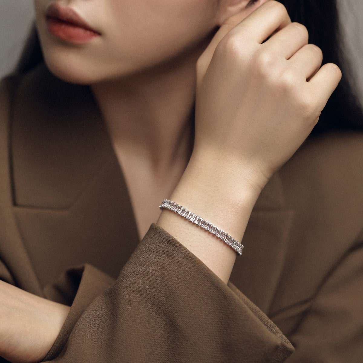 [Kismet Jewels ]Exquisite Emerald Cut Daily Bracelet