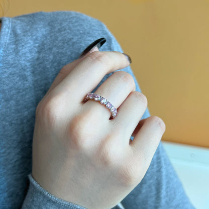 [Kismet Jewels ]Eternity Round Cut Tennis Ring