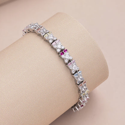 [Kismet Jewels ]Unique Colorful Flower Shape Daily Bracelet