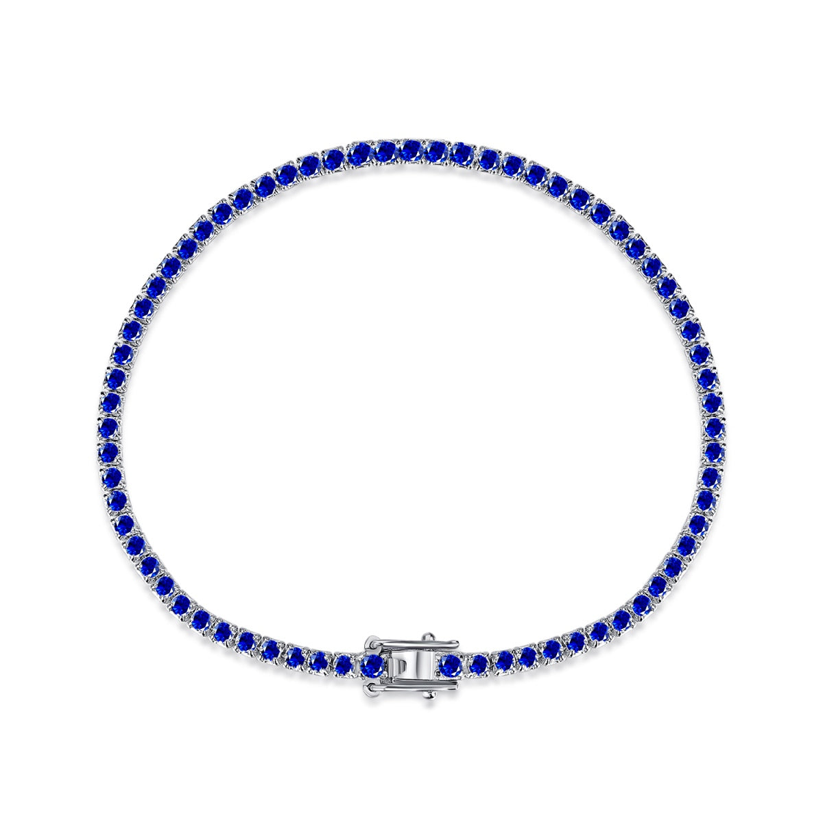 [Kismet Jewels ]Dazzling Colorful Round Cut Daily Bracelet