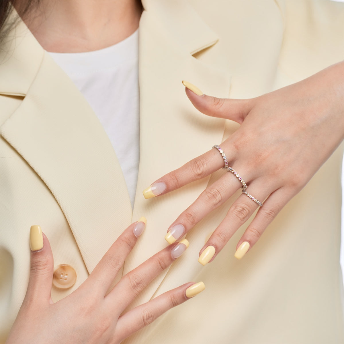 [Kismet Jewels ]Elegant Vivid Round Cut Daily Ring