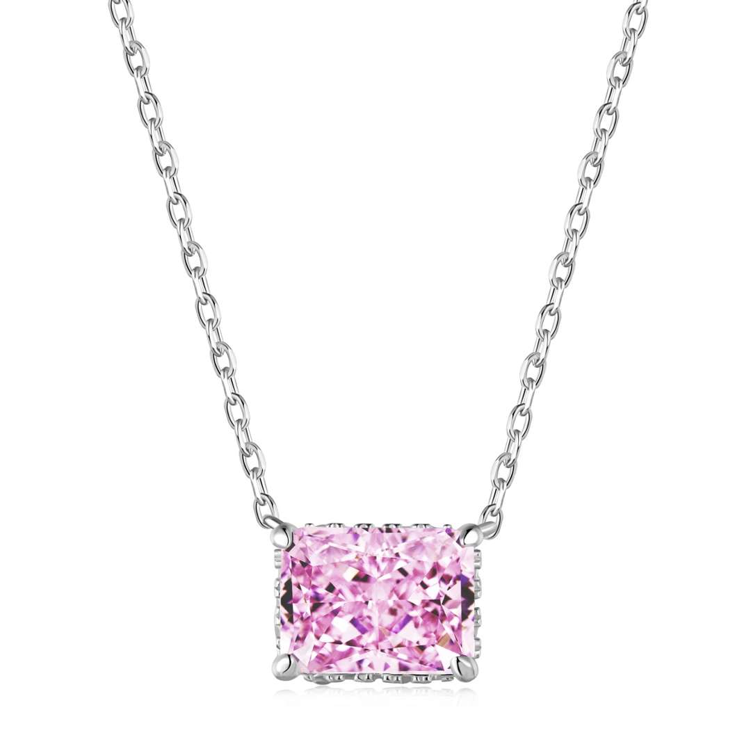 [Kismet Jewels ]Luxurious Square Shape Colorful Necalack