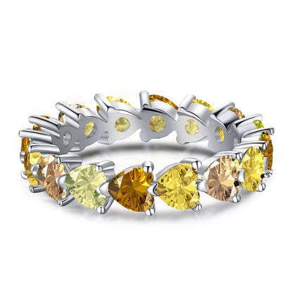 [Kismet Jewels ]0.25 Carat Radiant Romance Heart Cut Lover Ring