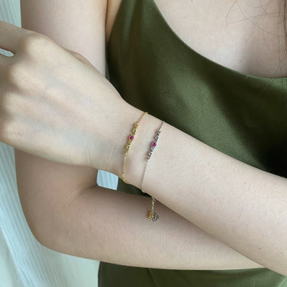[Kismet Jewels ]Romantic Heart Shape Lover Bracelet