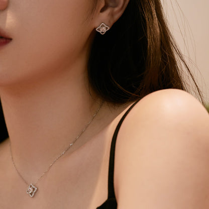 [Kismet Jewels ]Elegant Star Shape Princess Cut Daily Earrings