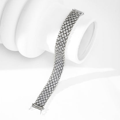 [Kismet Jewels ]Ornate Elegant Round Cut Party Bracelet