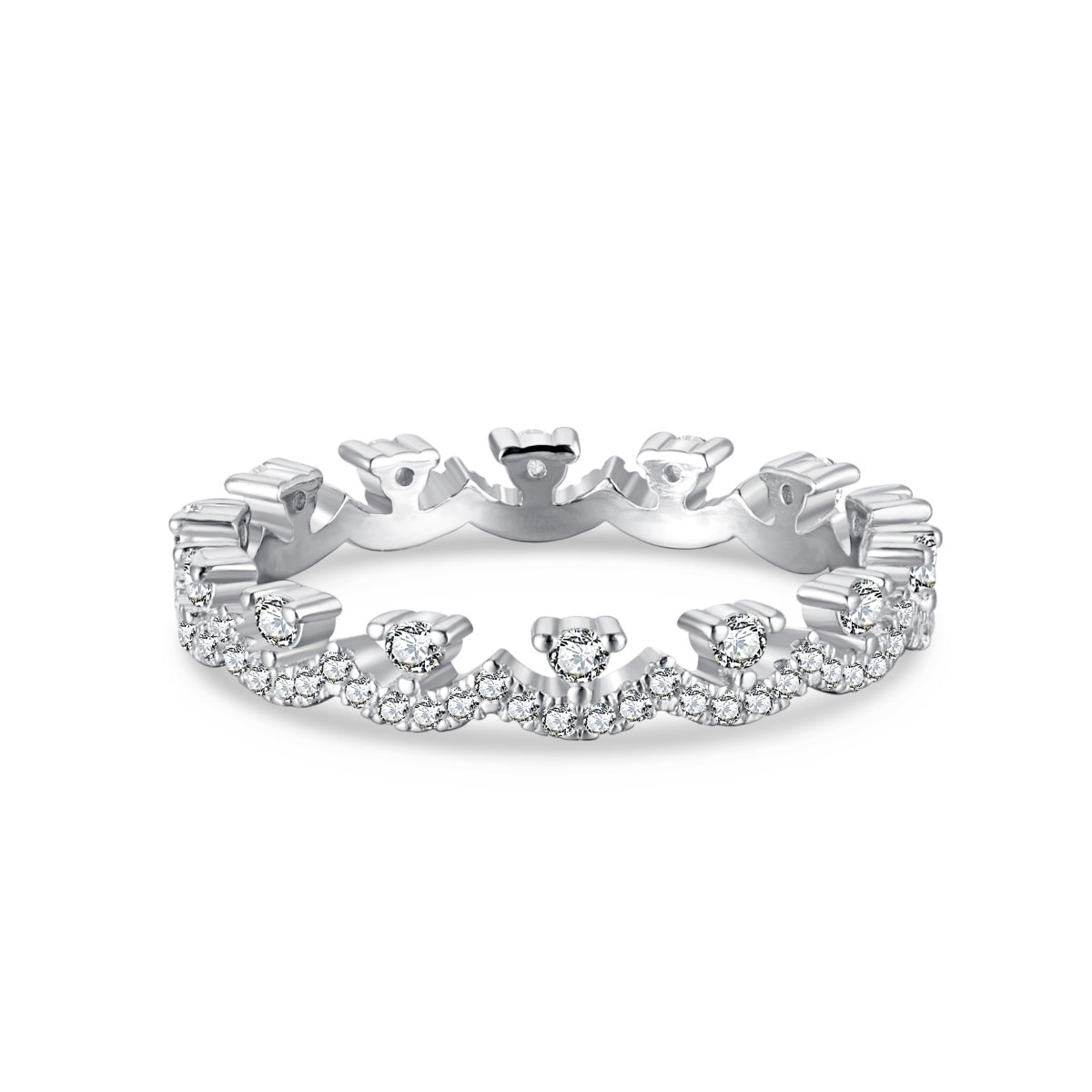 [Kismet Jewels ]Elegant Resplendent Round Shape Party Ring