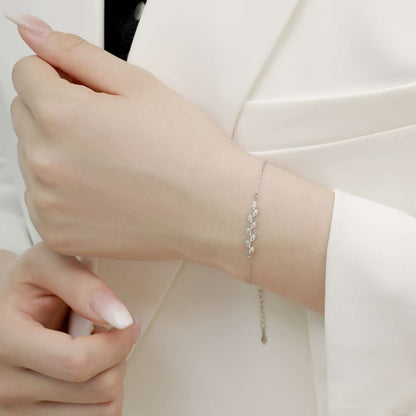 [Kismet Jewels ]Elegant Wheat Leaves Shape Bracelet