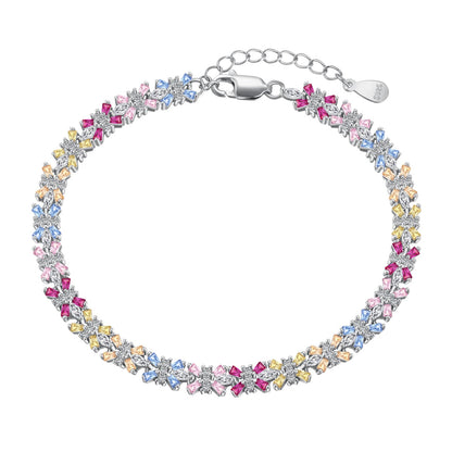 [Kismet Jewels ]Radiant Colorful Emerald Cut Party Bracelet