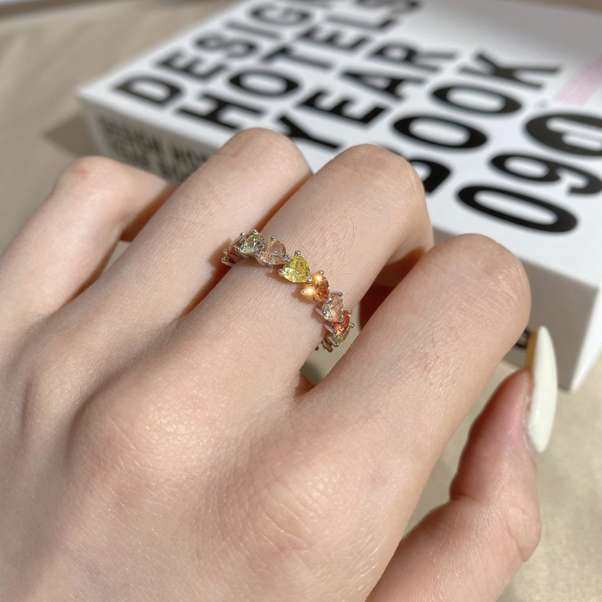 [Kismet Jewels ]0.25 Carat Radiant Romance Heart Cut Lover Ring