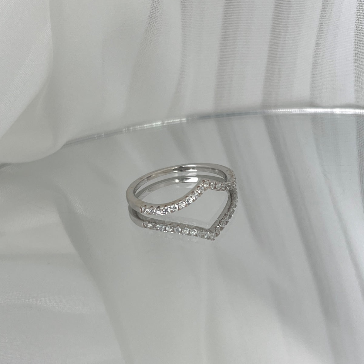[Kismet Jewels ]Elaborate Tennis Band Ring