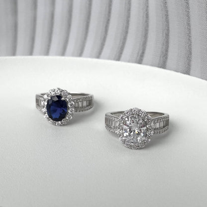 [Kismet Jewels ]1.5 Carat Dazzling Charming Oval Cut Banquet Ring