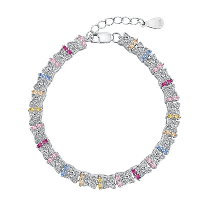 [Kismet Jewels ]Unique Colorful Flower Shape Daily Bracelet